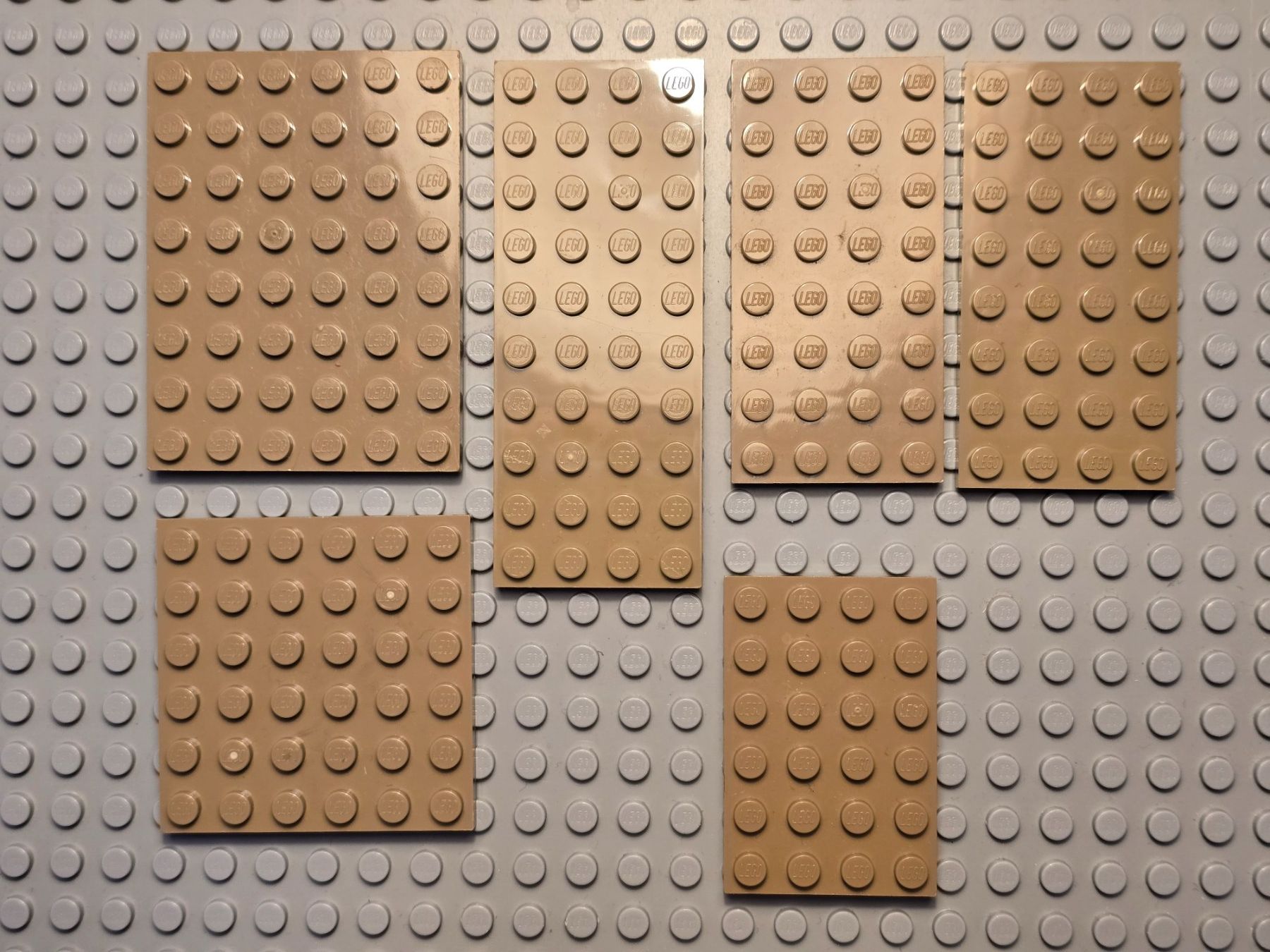 Lego Kit di costruzioni: Lego 6x Platten dunkel tan – Usato da Basel venduto da Swi-7621