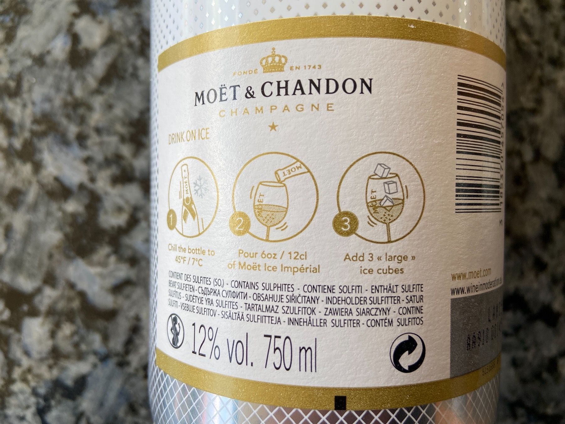 Moet Bevande alcoliche: Moet Chandon Ice Champagner – Nuovo e nell'imballaggio originale da Beatenberg venduto da nonnkari 2