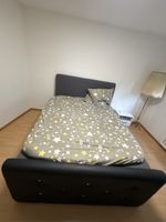 Letto matrimoniale contenitore, nero, con difetti</div>