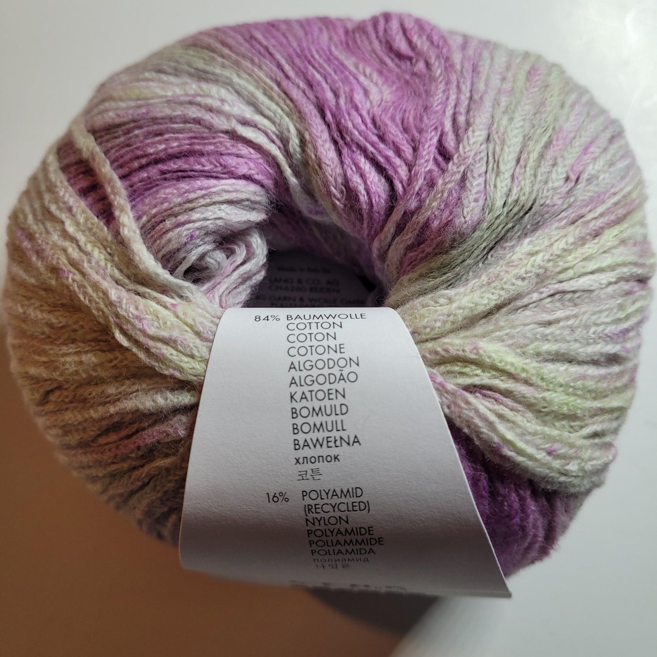 Lang Yarns Lana: SECRET GARDEN - ein farbenfrohes Baumwoll-Mischgarn – Nuovo e nell'imballaggio originale da Burgistein venduto da Azureus58 5