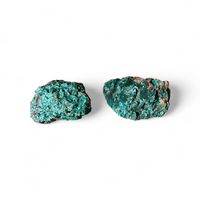 Malachite Fibrosa / Aciculare su Matrice - 2 pezzi