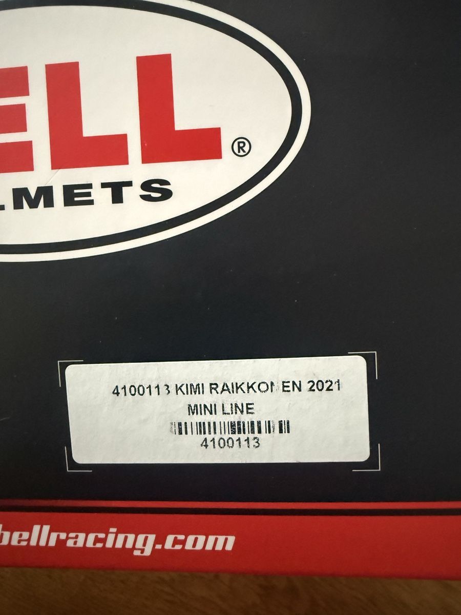 Helme & Visiere: Bell Kimi Raikkonen Helm 1:2 – Neu (gemäss Beschreibung) aus Wängi von Hami22 2