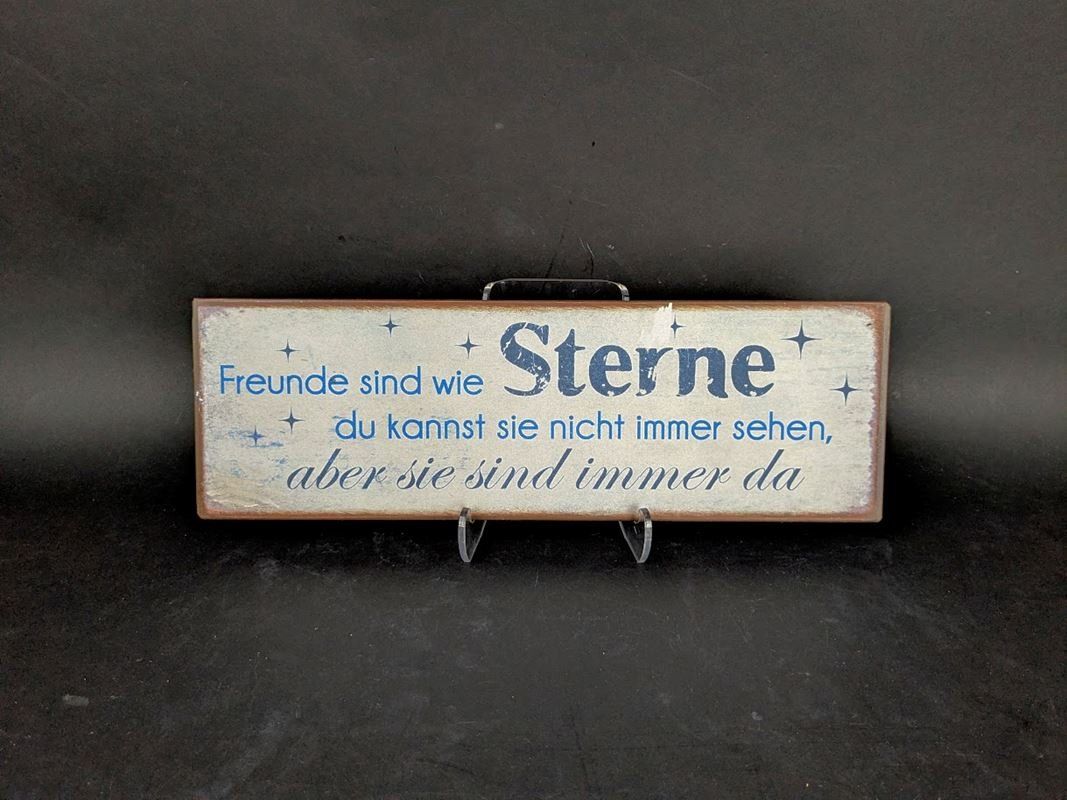 Schilder: Sterne Metallschild – Gebraucht aus Thun von Restwert_Thun