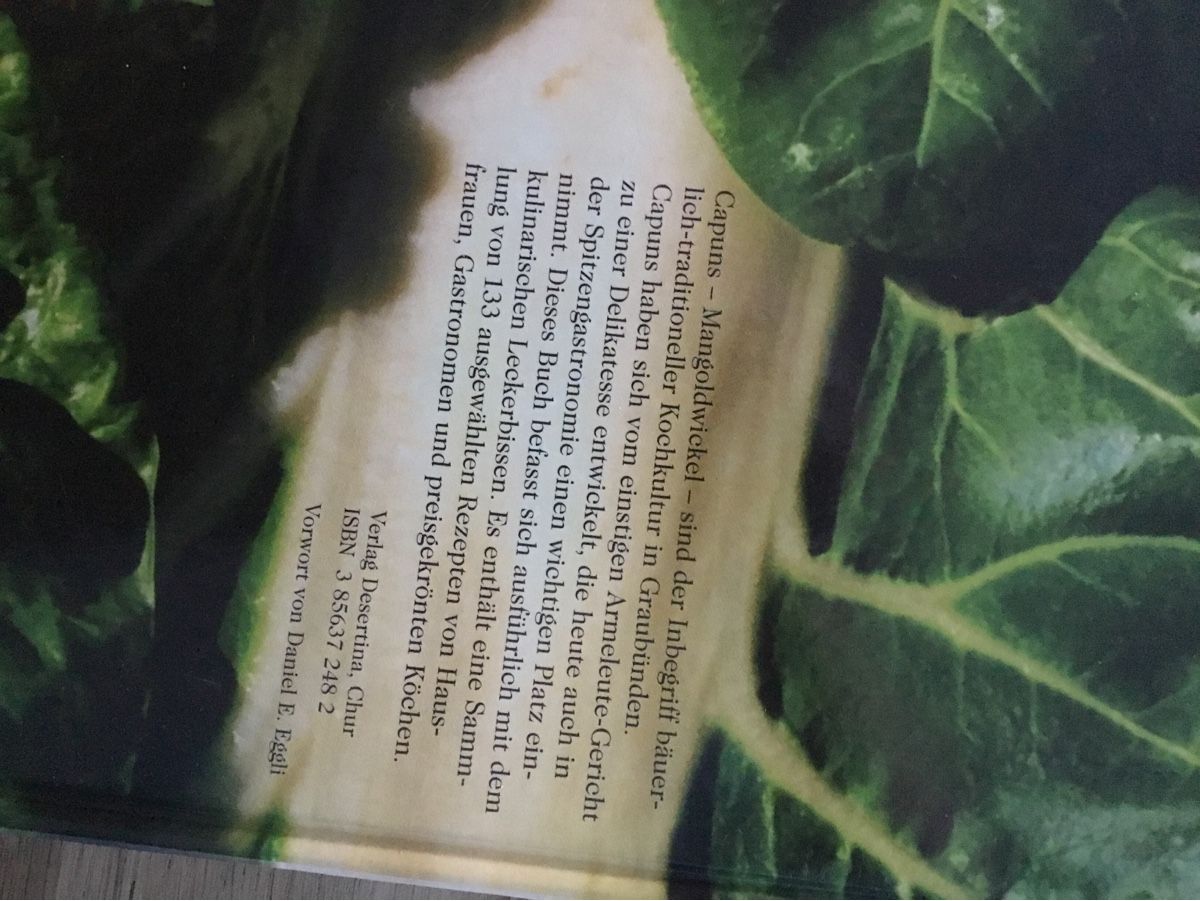 Libri: Capuns – Usato da Triesen venduto da Trisuna 1