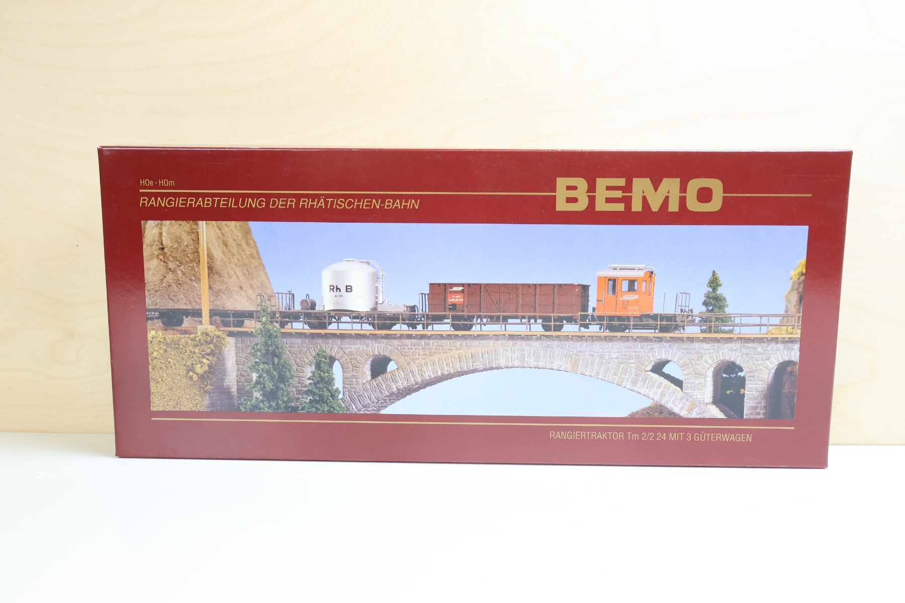 Bemo Modellini di ferrovie: BEMO RhB Güterwagen Set 7273 110 - H0m Neuwertig – Usato da Winterthur venduto da Monstera 6