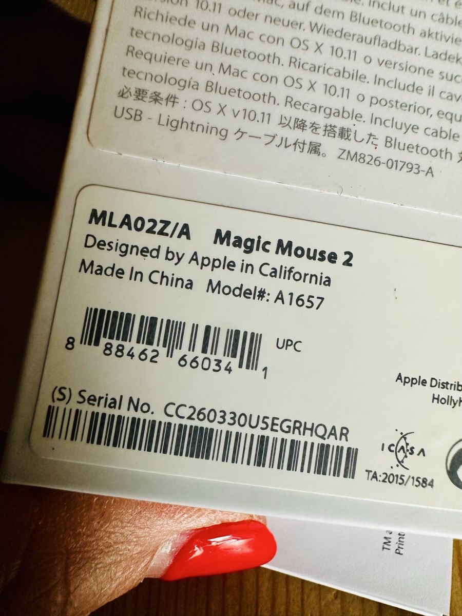 Apple Souris: Apple Magic Mouse 2 Modell A1657 guter Zustand – D'occasion à Eschenbach LU par Mauz77 5