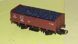 Lima 2009 HO Hochbordwagen Typ Lmtl der  FS, mit Kohleladung