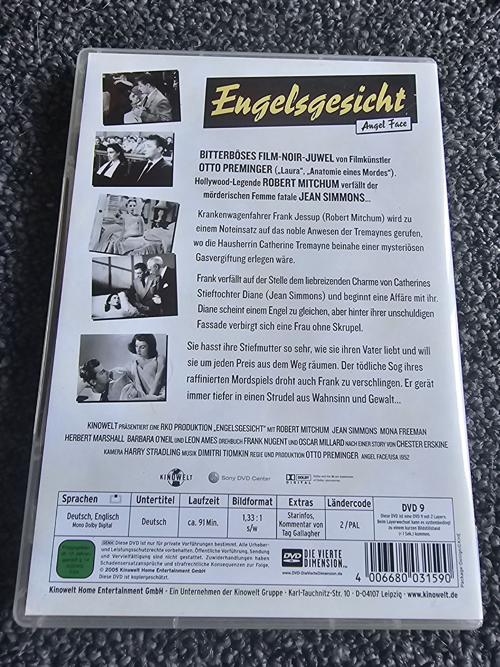 Tutti i DVDs: DVD Engelsgesicht(22349) – Usato da Ruswil venduto da jan_bxl5 1