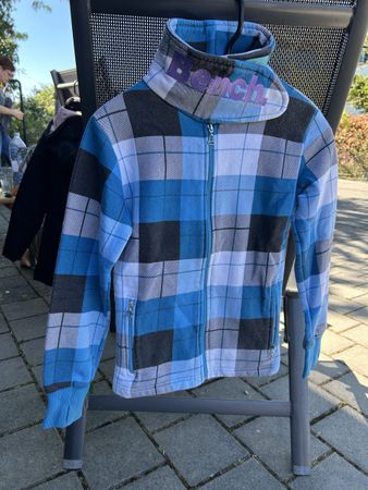 Bench Fleecejacke Gr. 164, Karo-Look, Top Zustand!