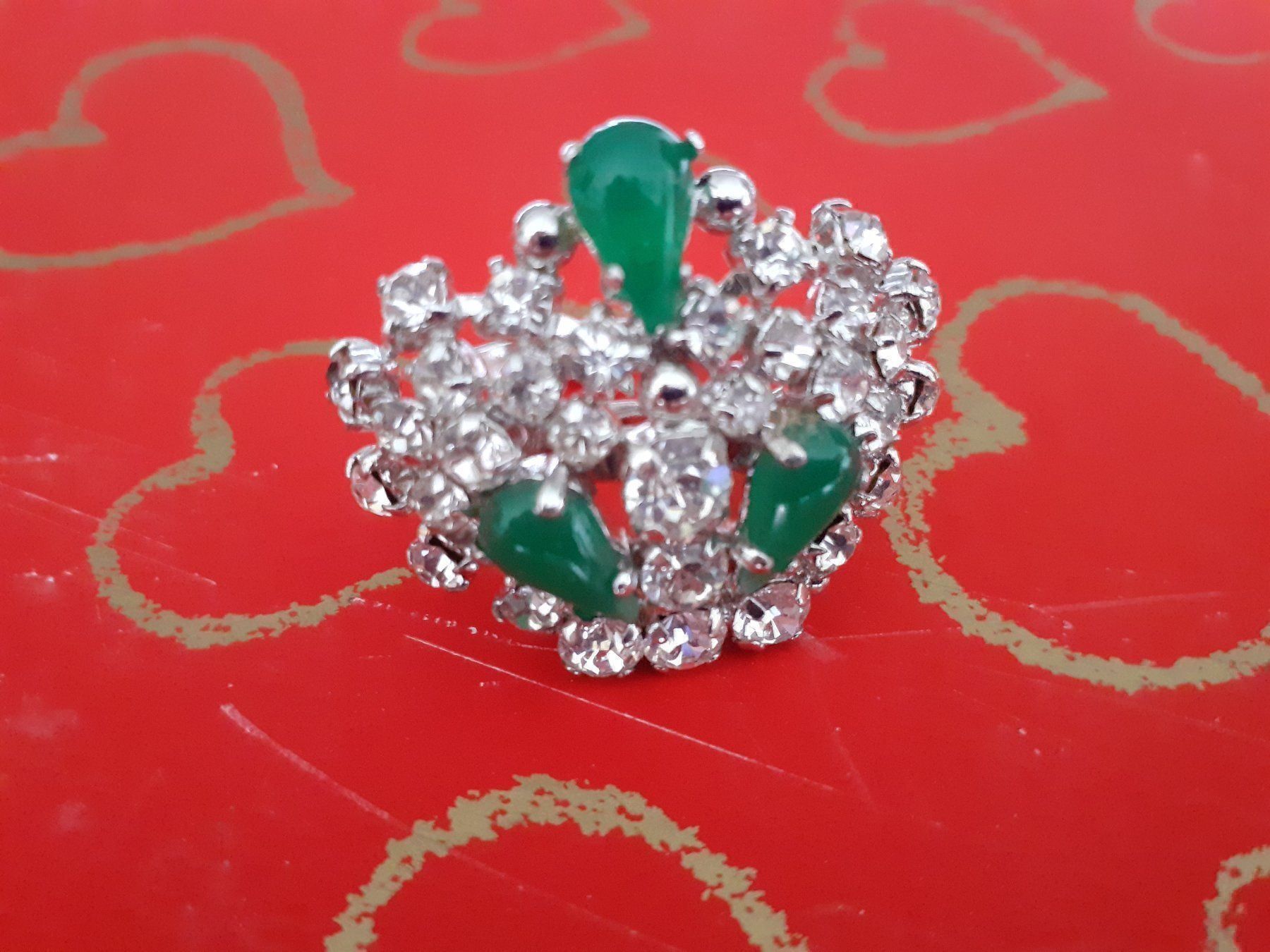 Ringe: imposanter Fingerring - Strass – Gebraucht aus Bischofszell von Joachim-115 1