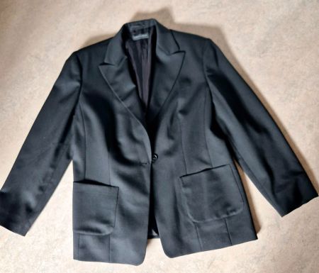 BLAZER ALBERTO FABIANI SCHWARZ JACKE 46 XL KLASSIKER TOP