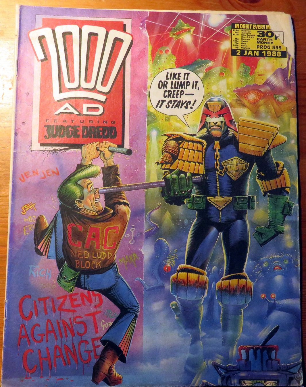 Fumetti: 5x 2000AD Comics (Judge Dredd und mehr) – Usato da Hinwil venduto da Koyuko