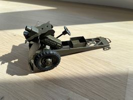 Jouet militaire obusier Hausser en métal, occasion