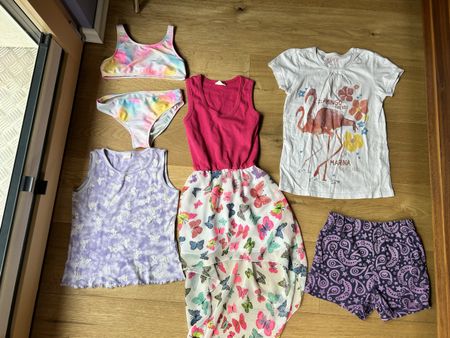 Mädchen Kleiderpaket Grösse 110/116 für Sommer