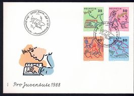 FDC Pro Juventute 1988