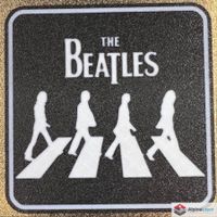 Beatles Abbey Road Coaster 3D Printed Drink Coaster