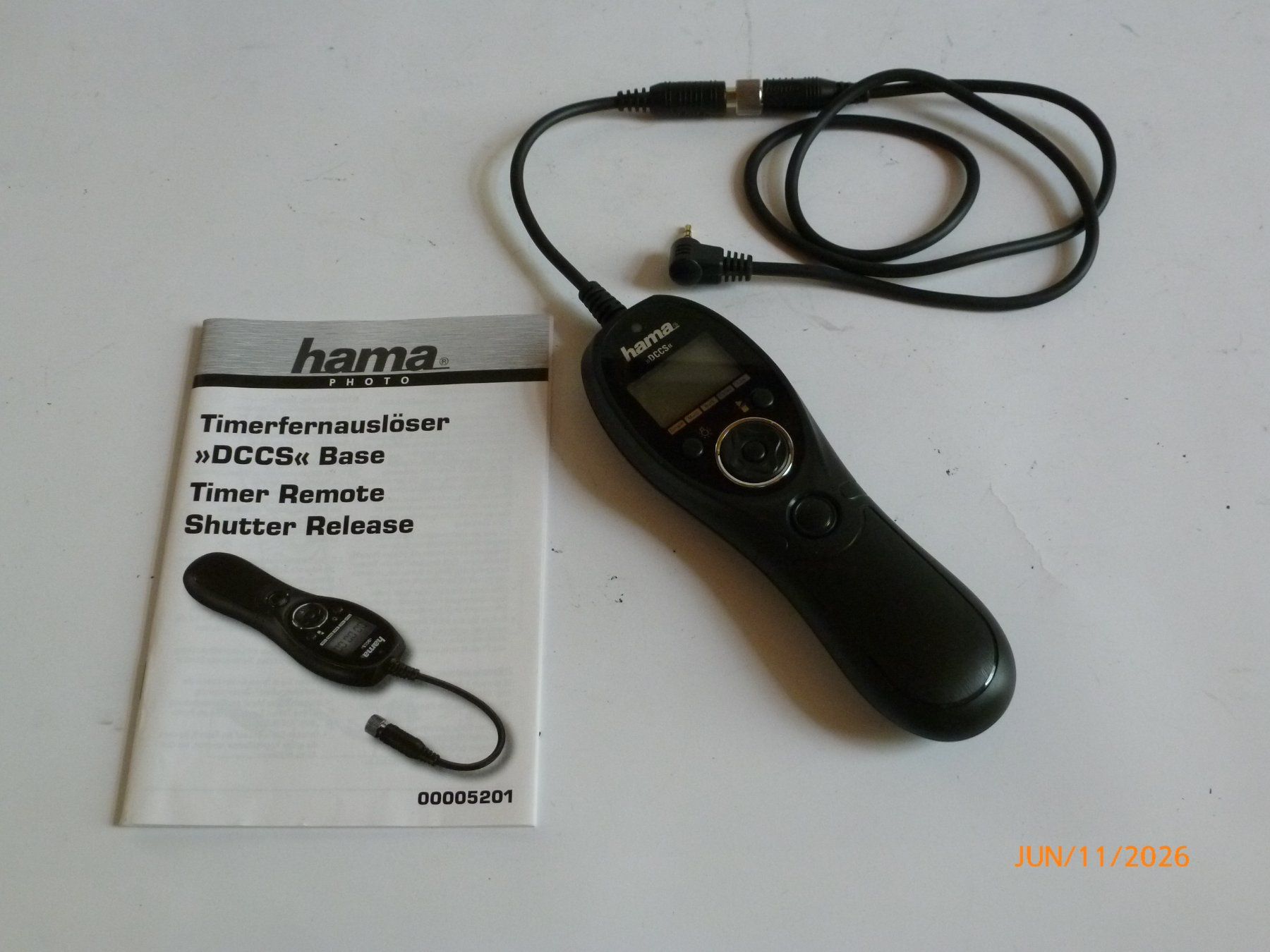 Hama Sonstiges Zubehör: Hama Timerfernauslöser "DCCS Base", Timer Remote Shutter R.. – Gebraucht aus Lupfig von Casch13