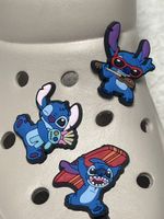 Lot de 3 Charms Crocs mignons - Thème Stitch Hawaii 🌺😎