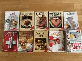 Betty Bossi Kochbücher 10 Stk guter Zustand