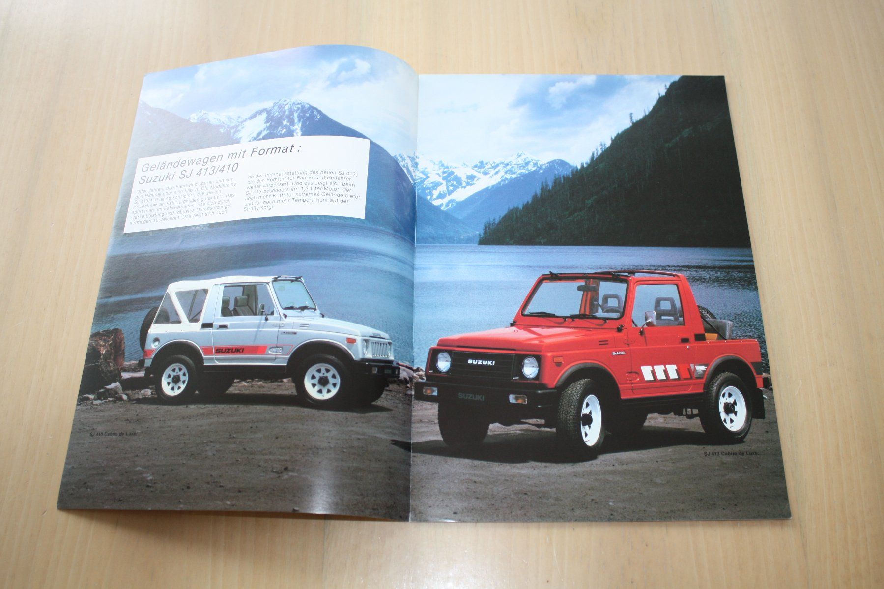 Documenti: Suzuki SJ413/410 Prospekt - 1985 – Usato da Wikon venduto da erwin400 1
