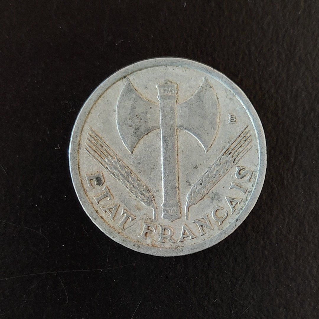 Alle Münzen: 1 Franc Münze Frankreich 1942 – Gebraucht aus Lenzburg von Dani_Lenzburg 1