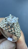 Opulenter Silberring Gr. 58, mit Zirkonia, schöner Ring 💍✨