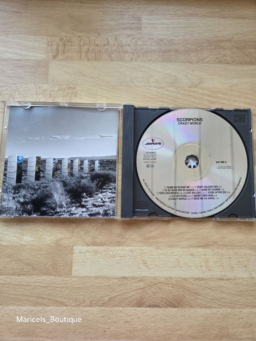 CD: Scorpions Crazy World CD Album – Usato da Winterthur venduto da Maricels_Boutique