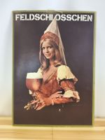 Feldsschlösschen Bier Poster Vintage 70er Jahre 47x32cm(A48)