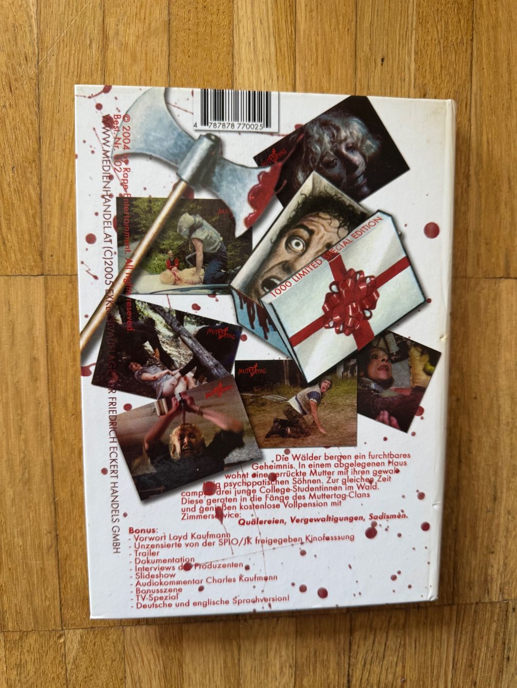 Tous les DVDs: MUTTERTAG. (DVD/ HARTBOX). 1980 – D'occasion à Basel par san_2qlq 1