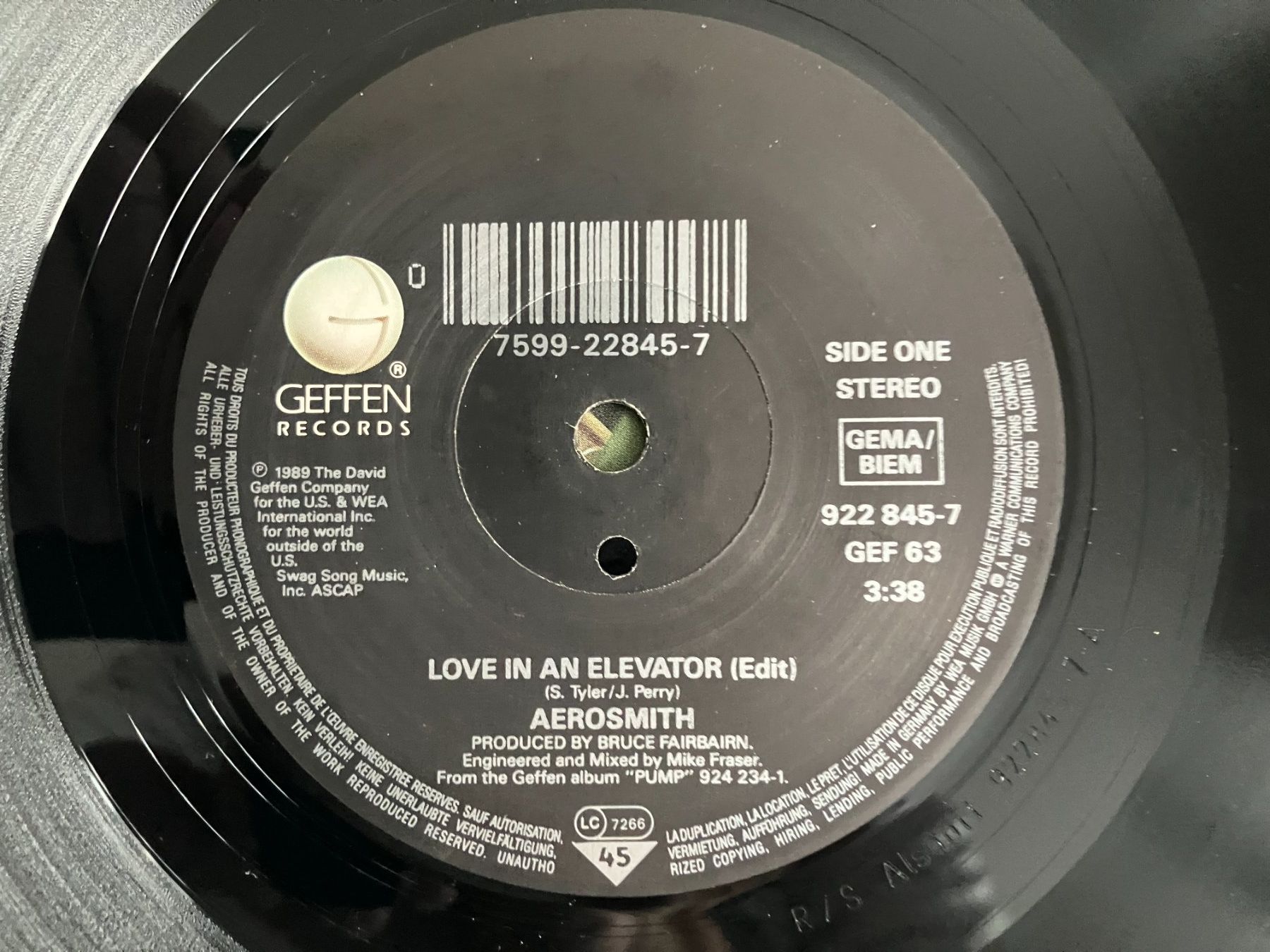 Dischi in vinile: Aerosmith – Usato da Aarwangen venduto da Jukebox3 4
