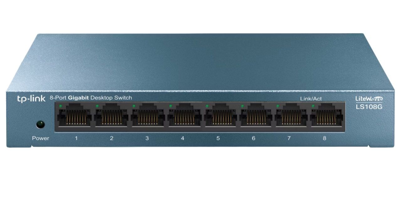 TP-Link Hubs & Switches: TP-Link 8-Port Gigabit Switch LS108G - Neu! – Neu und originalverpackt aus Egerkingen von BISTEC
