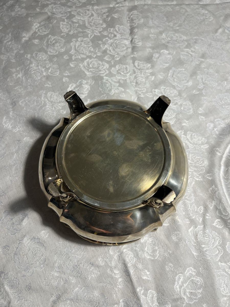 Ciotole: Vintage Schale mit Glaseinsatz, silber oder versilbert – Usato da Ostermundigen venduto da s_jaja 3