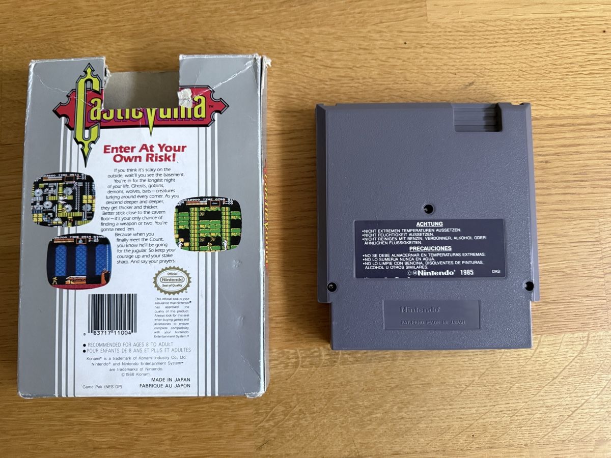 Nintendo Giochi: *Getestet* NES Castlevania inkl. OVP – Usato da Basel venduto da Xela86 1