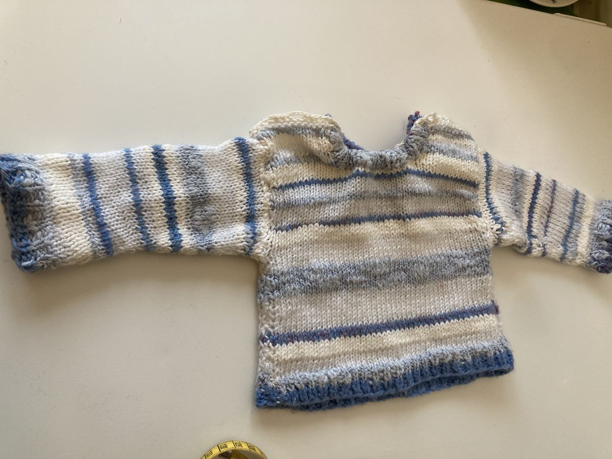 Puppen: Süsser Puppen Pullover gestreift neuwertig – Neu (gemäss Beschreibung) aus allschwil von basel5