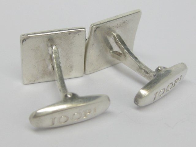 Gemelli: Vintage Manschettenknöpfe Silber 925 JOOP – Usato da Ermatingen venduto da Decovin 3