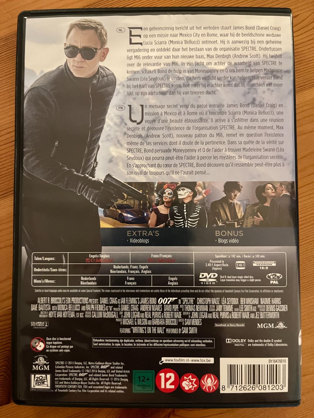 Alle DVDs: SPECTRE - JAMES BOND - DANIEL CRAIG – Gebraucht aus Lausanne von sba_jg8r 1