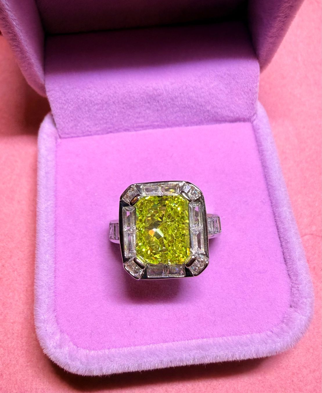 Anelli: Bague émeraude lime – Nuovo e nell'imballaggio originale da St-Maurice venduto da Sandrinette123 5