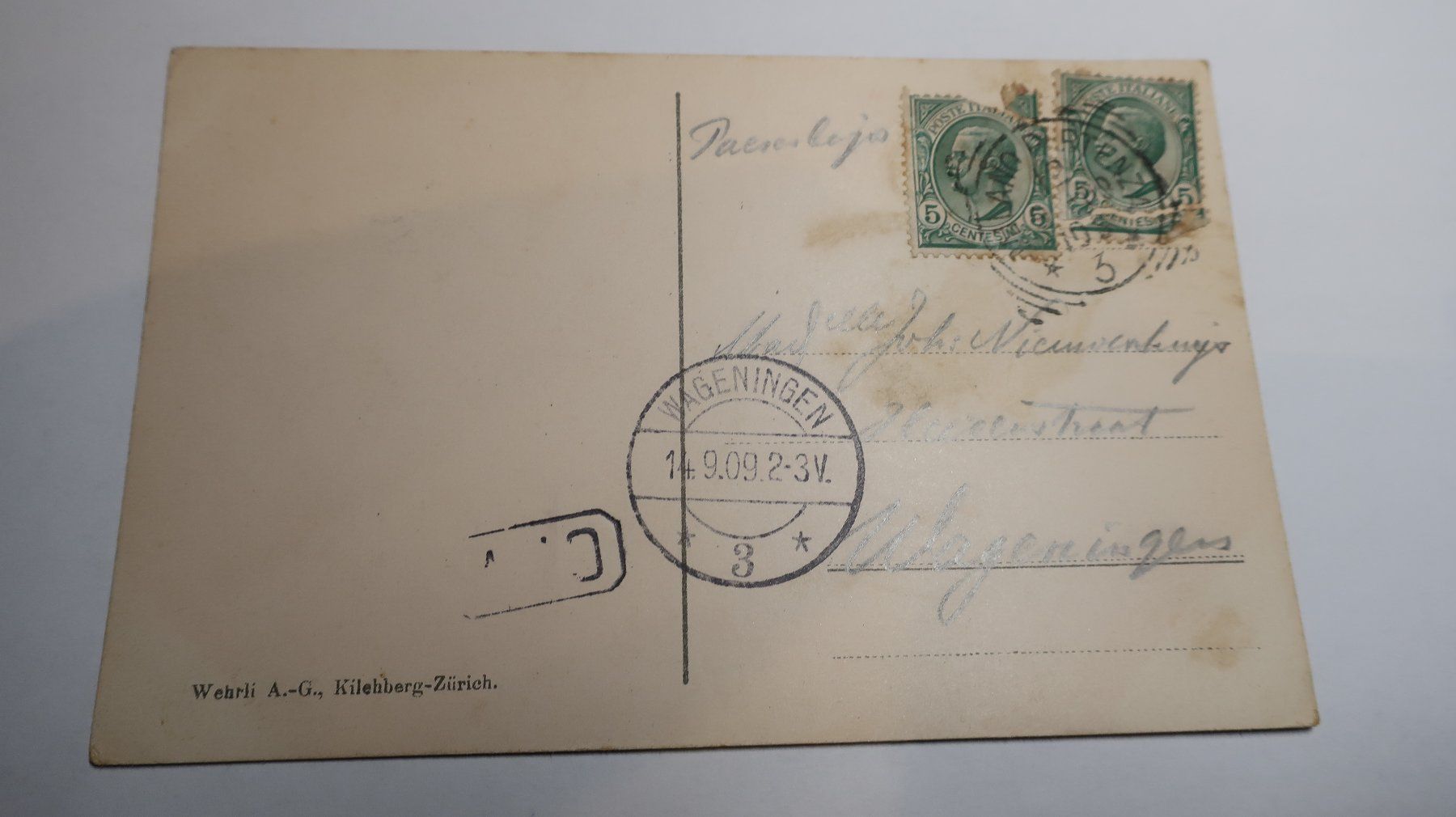 Cartoline postali: Gotthardbahn Wase und die Kl. Windgell  1909 – Usato da Cormoret venduto da Pascalll2001 5
