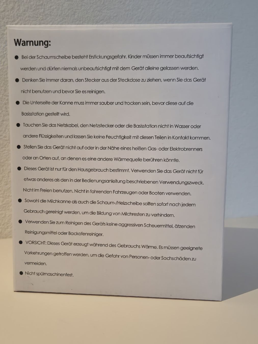 Küchengeräte: HadinEEon Milchaufschäumer N11, neuwertig – Neu und originalverpackt aus Hefenhofen von GSC99 7