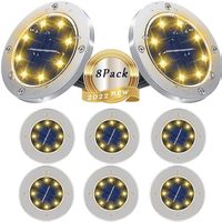 8 LED solar gartenbeleuchtung Bürgerstei