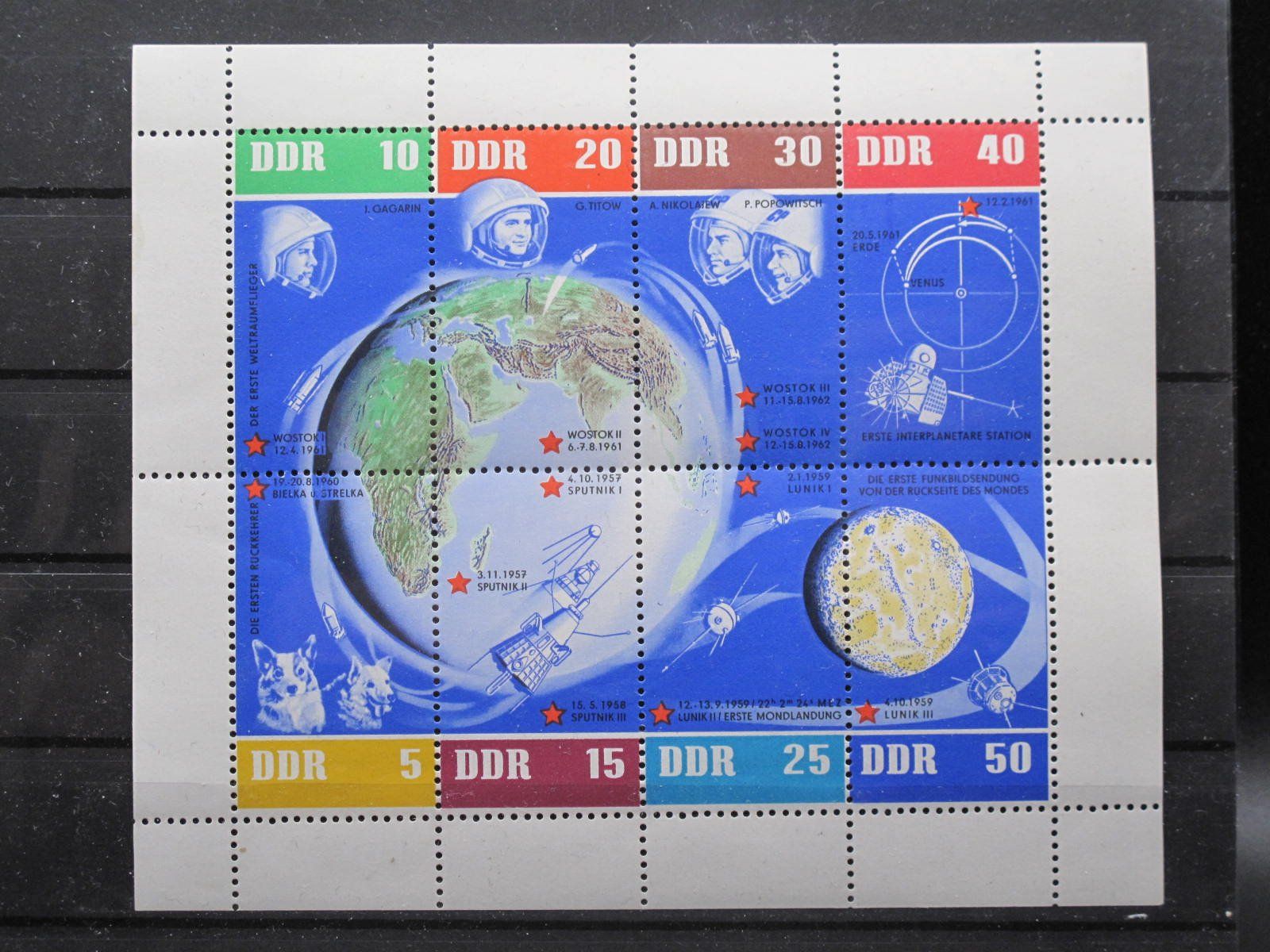 Alle Briefmarken: DDR 1962  Weltraumflüge  ** – Gebraucht aus Wil SG von fva01