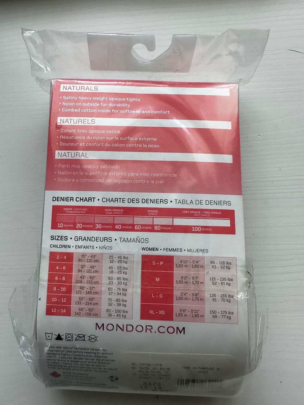 Strümpfe & Strumpfhosen: Mondor Eislaufstrumpfhose 3372 Suntan Gr. 12-14 – Neu und originalverpackt aus Wagenhausen von vintagesecondhand 1