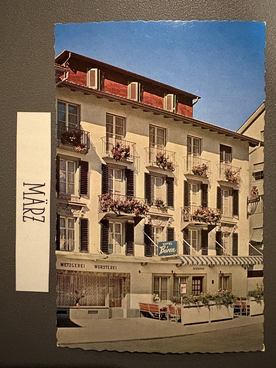 Cartoline postali: AK von Hotel Restaurant Bären / Interlaken – Usato da Rümlang venduto da Kartenpost1