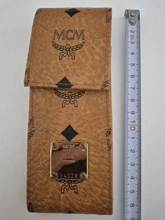MCM Etui Tasche Vintage Braun mit Logo, Top Zustand!