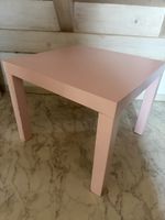 Rosa Ikea Lack Beistelltisch