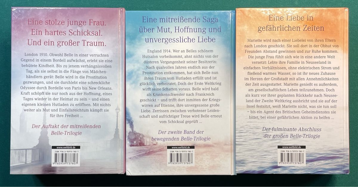 Libri: Lesley Pearse - Belle Trilogie – Usato da Wettingen venduto da elybis 1