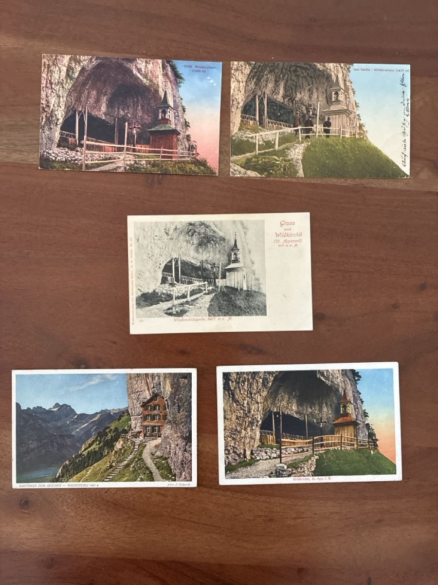 Cartes postales: 10 Ansichtskarten Schweiz vom Wildkirchli AP. B – D'occasion à Oftringen par Cla.vD.74 2