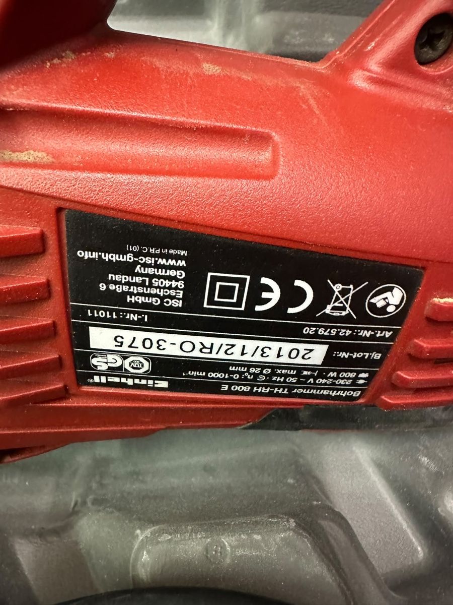 Einhell Bohrmaschinen: Bohrhammer Einhell TH-RH 800 E mit Koffer und Meiseln – Gebraucht aus Elgg von Cherry777. 1