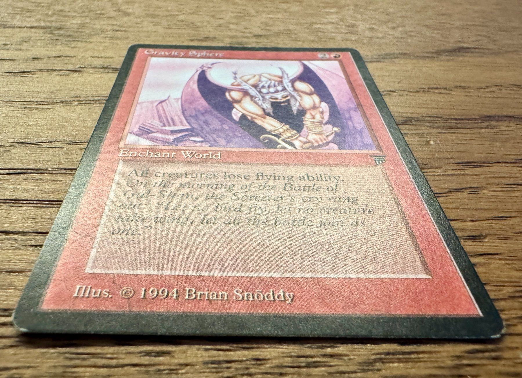 Magic The Gathering Cartes à collectionner: Gravity Sphere Legends 1994 – D'occasion à Rechthalten par hosme_be 2