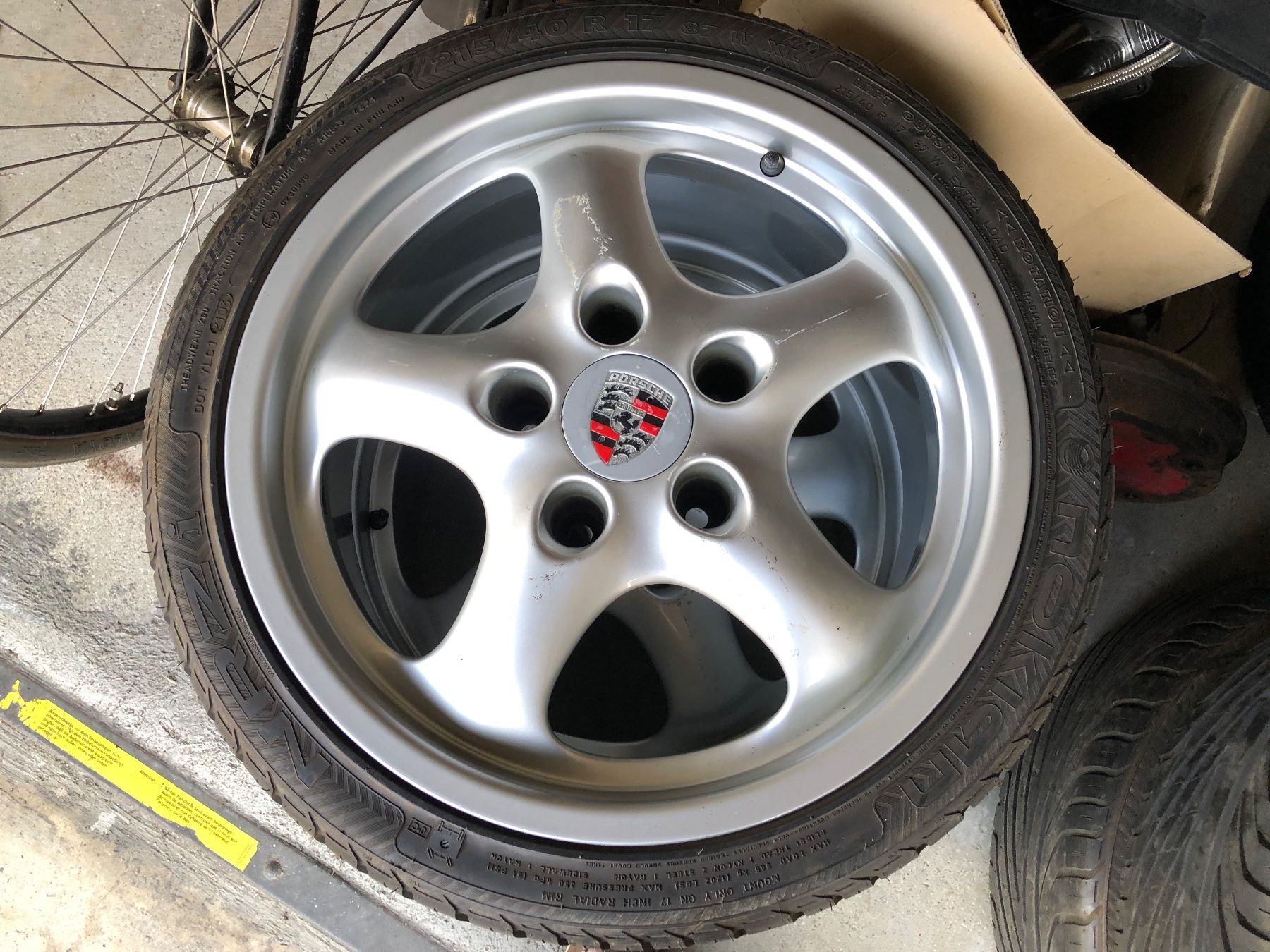 Porsche Pneumatici & Ruote complete: PORSCHE 911 Cup Felgen 17" – Usato da Escholzmatt venduto da aircooledparts 2